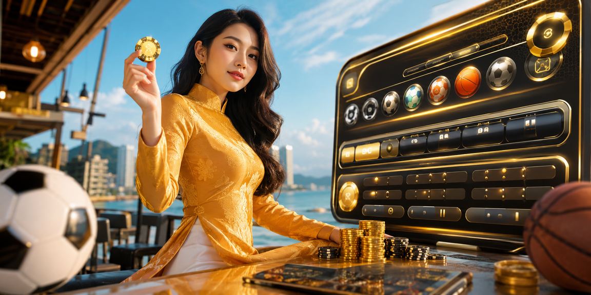Bối cảnh Vũng Tàu minh họa người dùng xem thông tin tài khoản và thanh toán